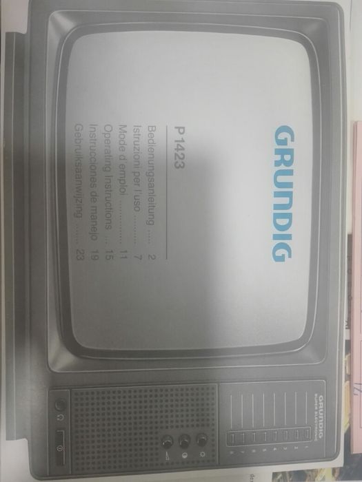 Manual de instruções TV