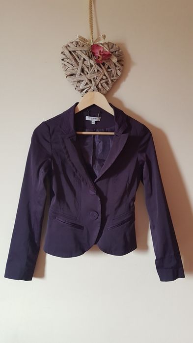 Żakiet Reserved Basic ciemny fiolet 36