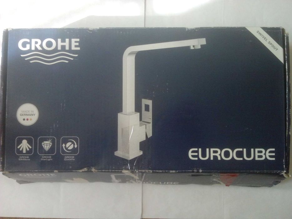 Grohe Eurocube Смеситель однорычажный для мойки (31255000)