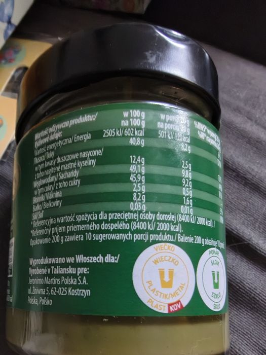 Krem pistacjowy GustoBello 200g 45% pistacji
