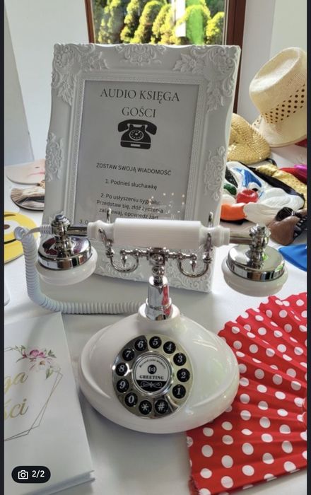 Księga audio gości telefon życzeń
