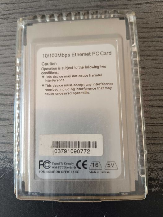 Karta PCMCIA  10/1000 Ethernet Card