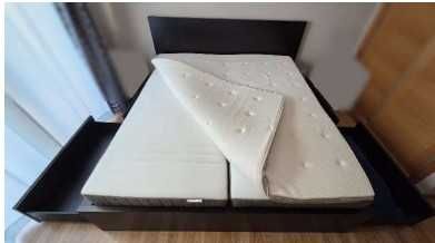 Cama Casal colchao e plush