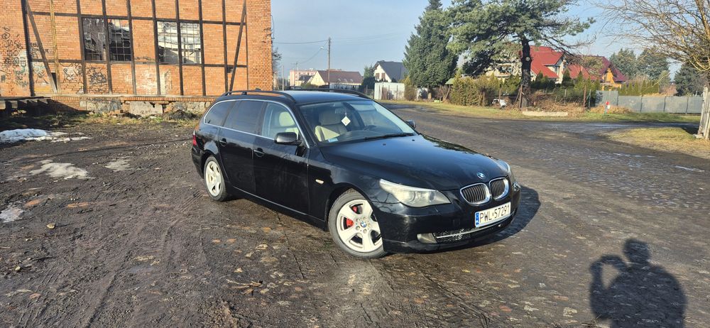 BMW E61 525d 2008r Automat Android Auto Nowe opony Opłaty do 04.2026