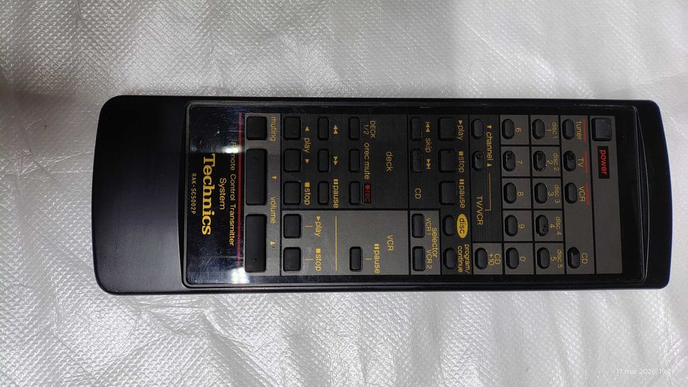 Technics RAK-SC5002P oryginalny pilot do wzmacniaczy i amplitunerów