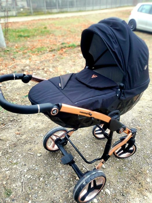 Junama Diamond S Line 02 v3 Wózek 3w1 Czarny