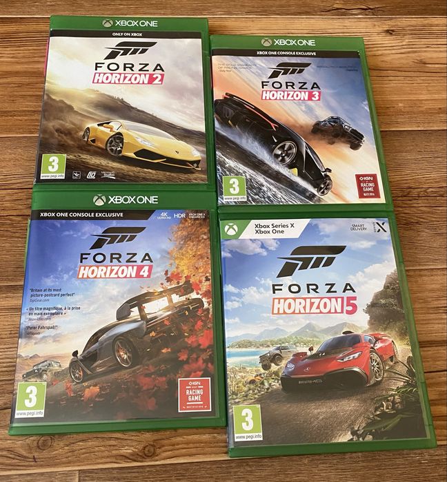 Xbox 360/One/Series X: Forza Horizon, Motosport, GTA, San Andreas, NFS