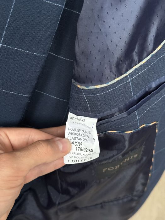 Garnitur męski granatowy