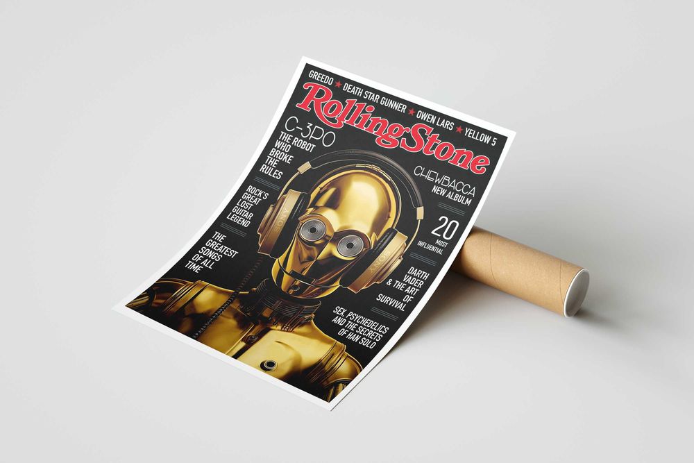 Star Wars C3PO Plakat A3