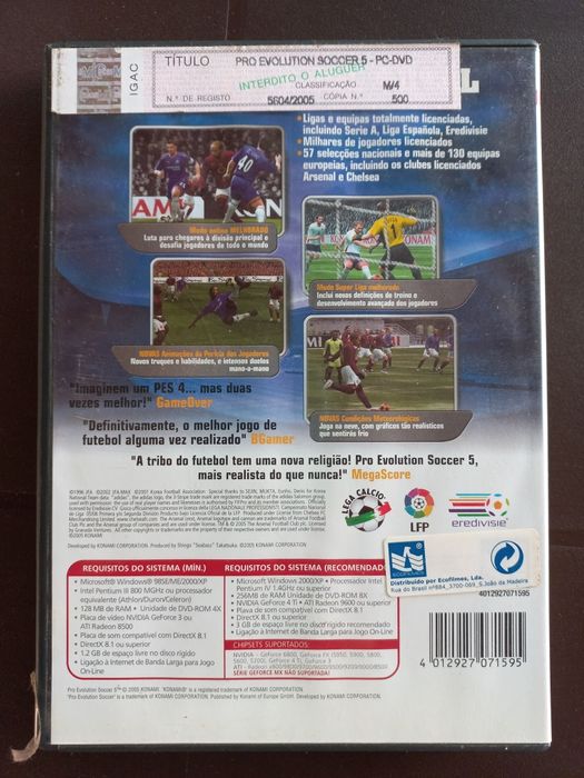 Jogos Pc soccer e cycling