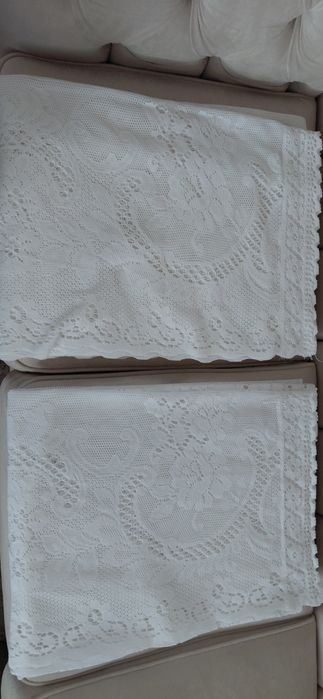 Koronkowe firanki 2 sztuki