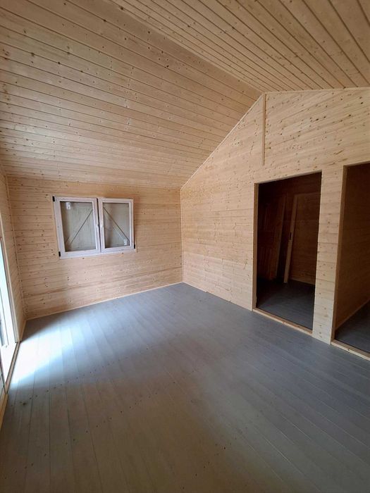 Domek letniskowy,ogrodowy,drewniany,altanka,4x4m+ 2m taras,do 35m2