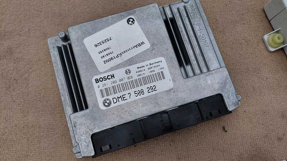 Komputer Sterownik zestaw startowy BMW E46 316i N42B18 1,8 Benzyna manual
