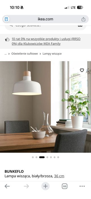 Lampa wisząca Ikea