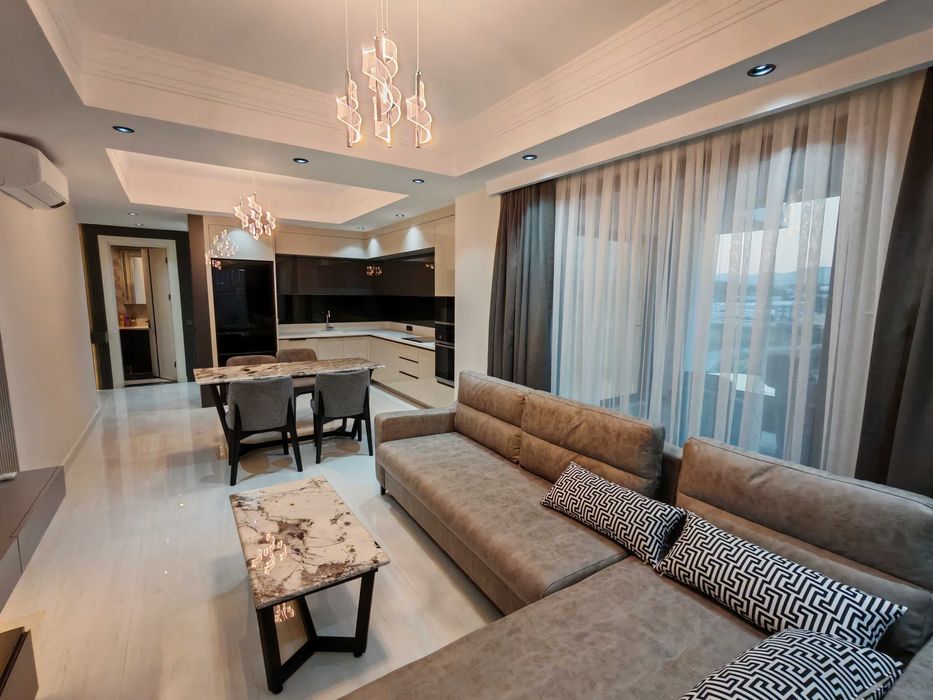 Аренда квартиры 1+1 в новом жилом комплeксe в Тюрклepе, Алaния I 47