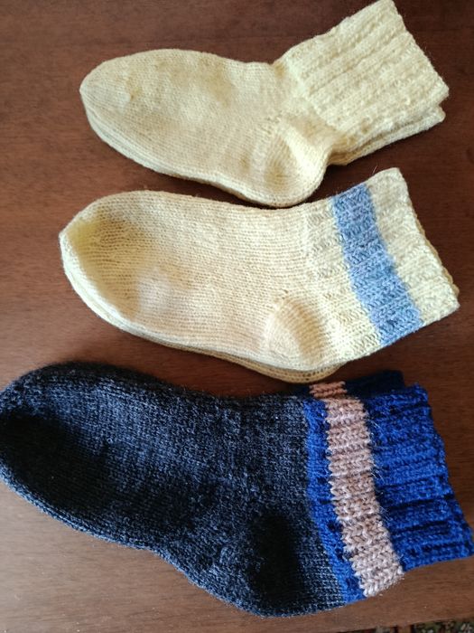 Носки вязаные шерстяные детские