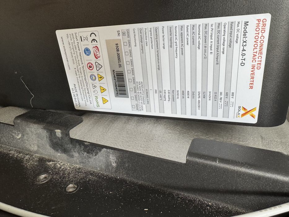 Inversor Solax Trifasico X3