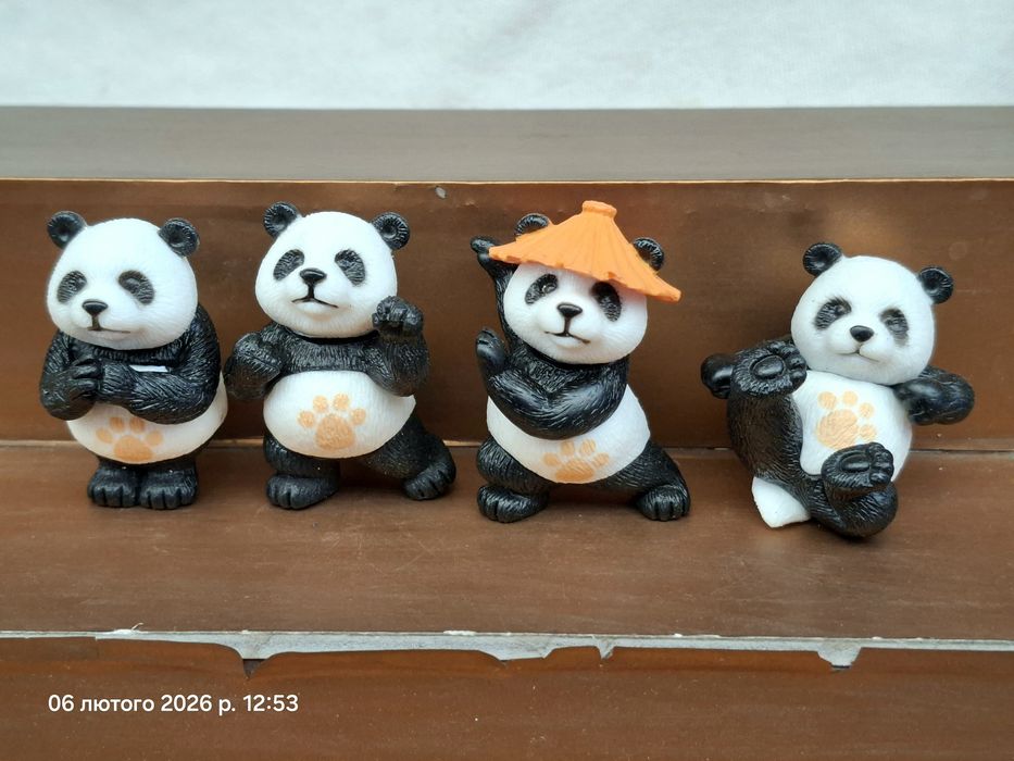 Набор фигурок 4 шт Кунг фу кунг -фу панда По Kung fu panda
