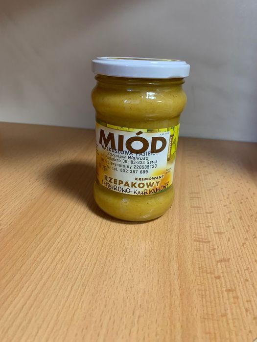 Miody kremowane, propolis, pyłek pszczeli z Walkuszowej Pasieki