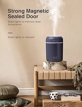 Ltyioe mini nawilżacz usb do samochodu na biurko kolor szary