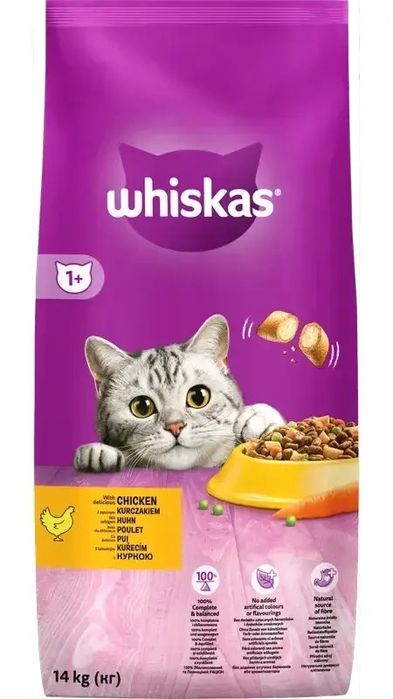Віскас (Whiskas ) для котів дешево | Швидка доставка 14 кг