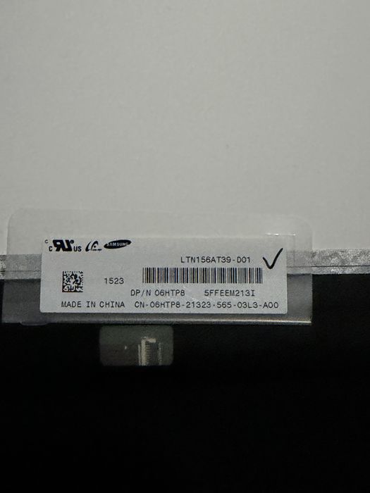 Matryca do laptopa LTN156AT39 - D01
