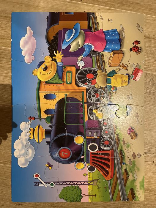 2x Big puzzle dwustronne +opakowanie