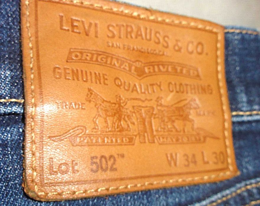 LEVIS 502 PREMIUM - W34 L30 - Oryginalne spodnie Jeans