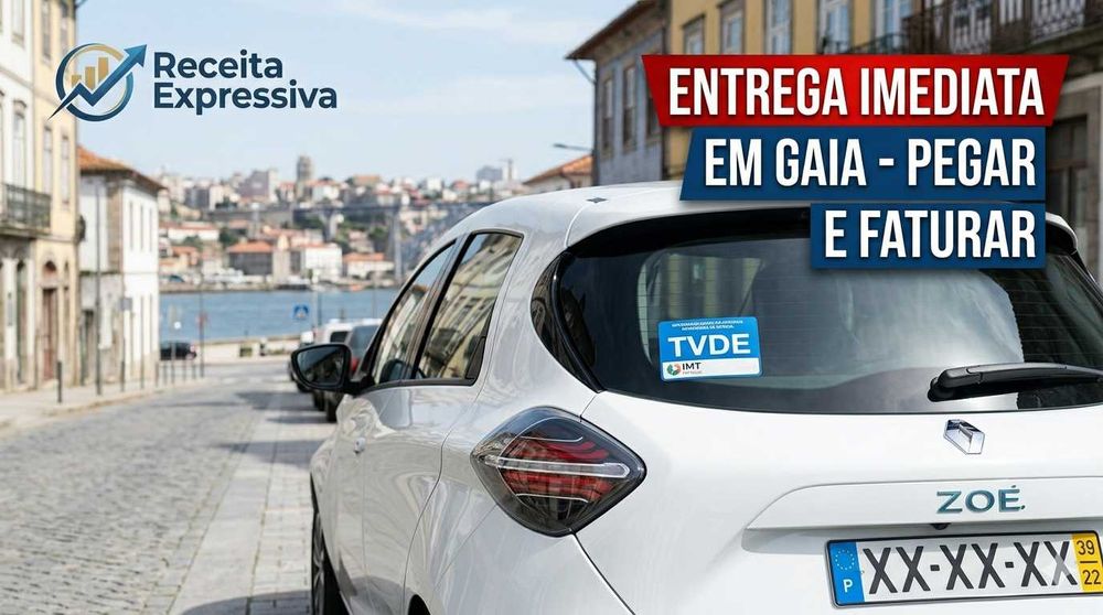 Aluguer TVDE Renault Zoe - Oportunidade Imediata - Maximiza o Teu Lucro