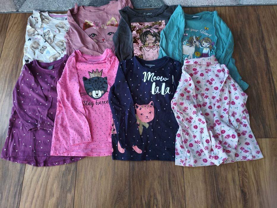 Paka ubrań 116/122 dziewczynka
