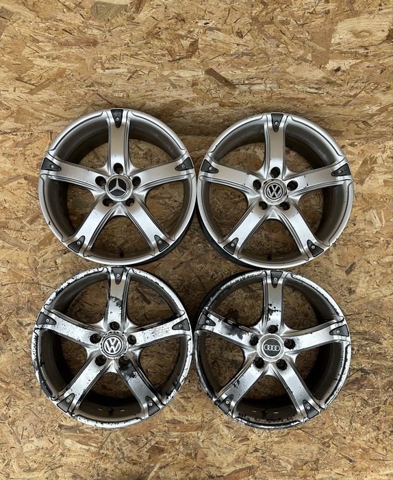 Диски5/112 R17 ET45 ЦО(діа)66.6(57.1) титани диски