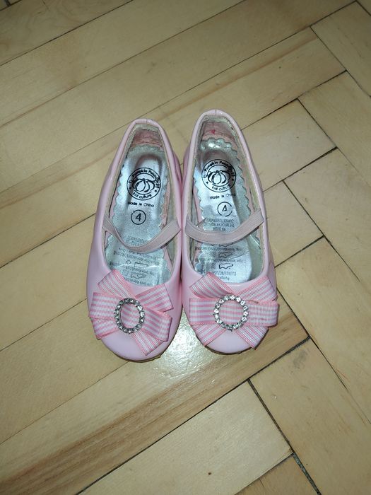 Балетки туфельки 13,5см рожеві і джинс.