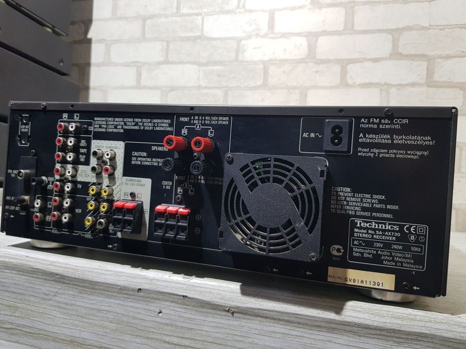 5.1AV Стерео ресивер/підсилювач Technics SA-AX 730 5х100Вт б/у з Німеч