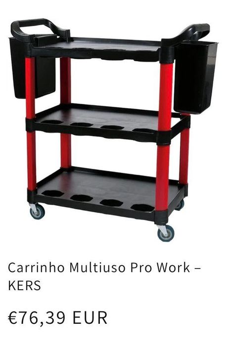 Carrinho multiuso e acessório para lavagem de carro