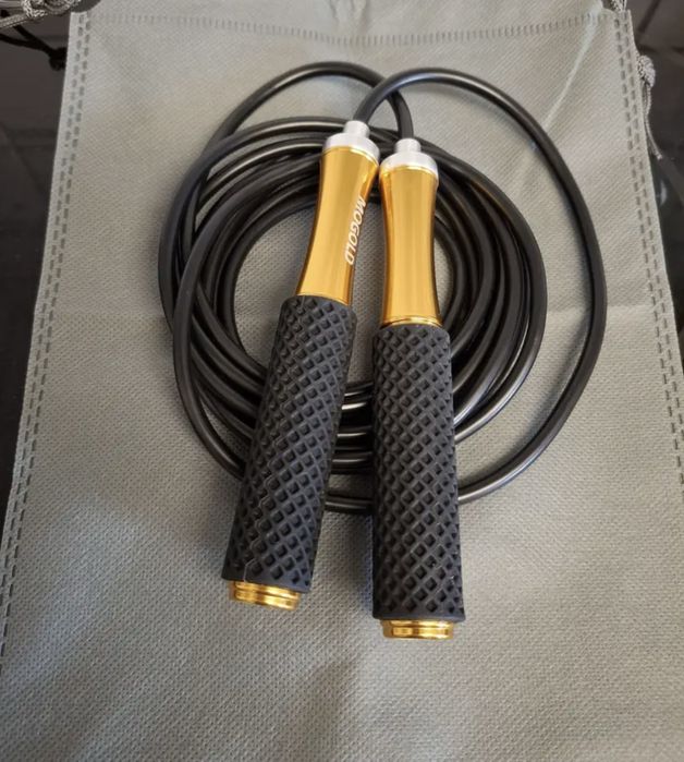 Скакалка з утяжеленням для фітнесу, боксу, кросфіту | Металева