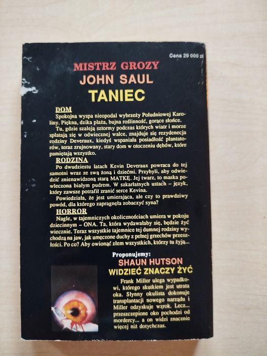 John Saul Taniec horror