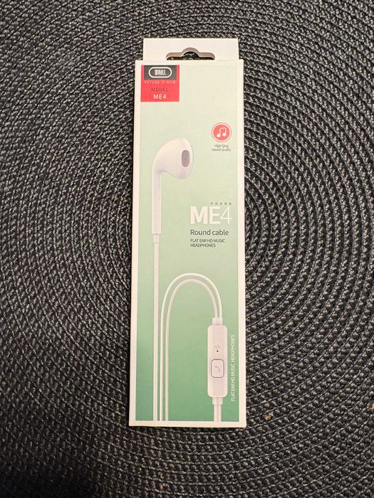 Słuchawki w stylu Apple (z mikrofonem)