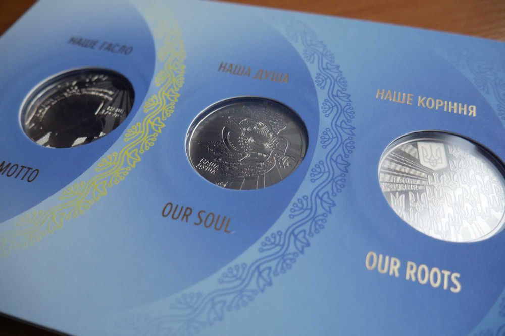 Монети НБУ Державні символи України Набір