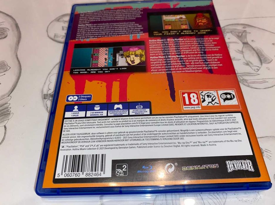 Hotline Miami Collection 1 & 2 Ps4 bez rys