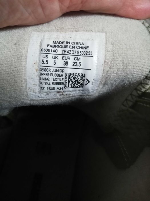 Trampki Converse rozm. 38