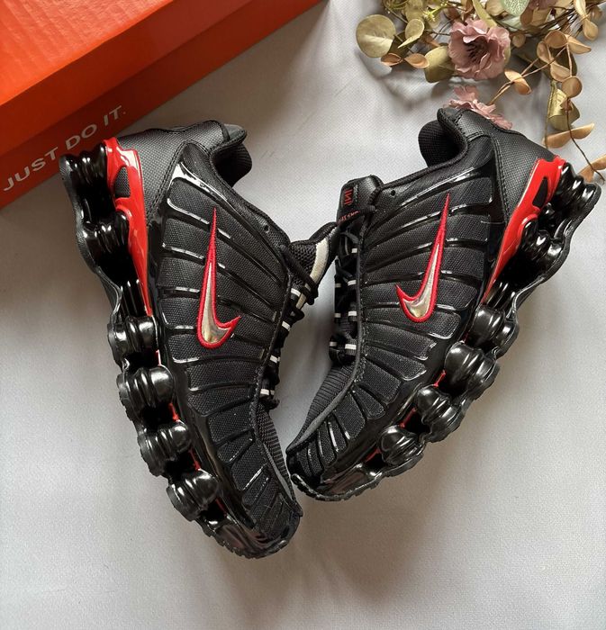 !ВАУ! Nike Shox TL Black Red | 38 39 40 41 42 43 44 45