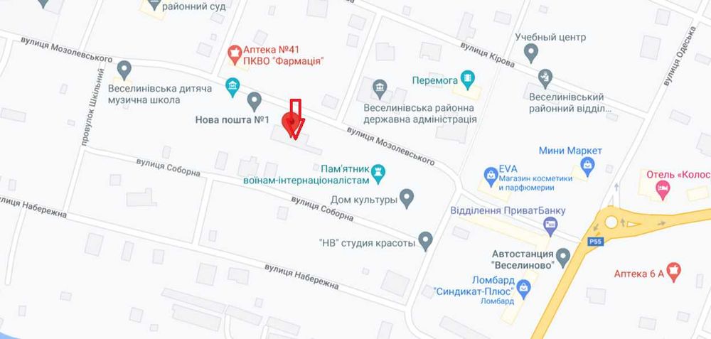 Оренда Укртелеком 666 м2, смт. Веселинове, вул. Мозолевського, 9