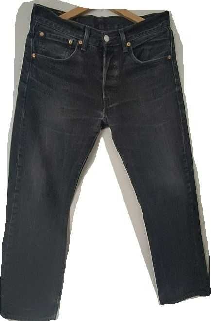 Spodnie LEVIS 501, MĘSKIE, Klasyka, produkcja z MEKSYKU, W31 L30.