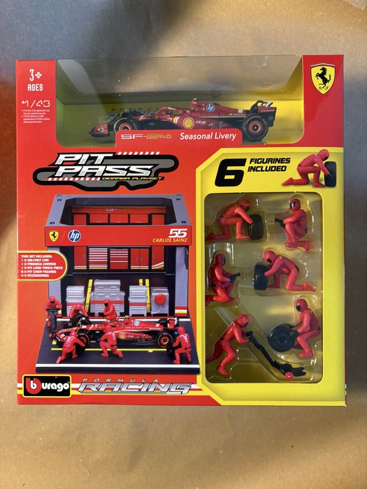 1/43 F1 Pit Stop Diorama - 4 diferentes