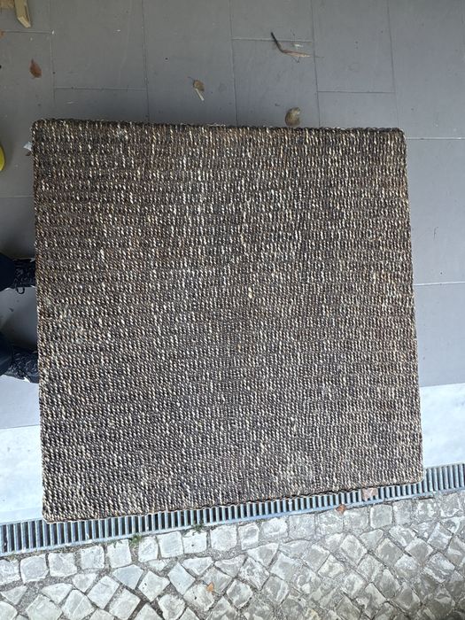 Mesa centro sala de estar em corda