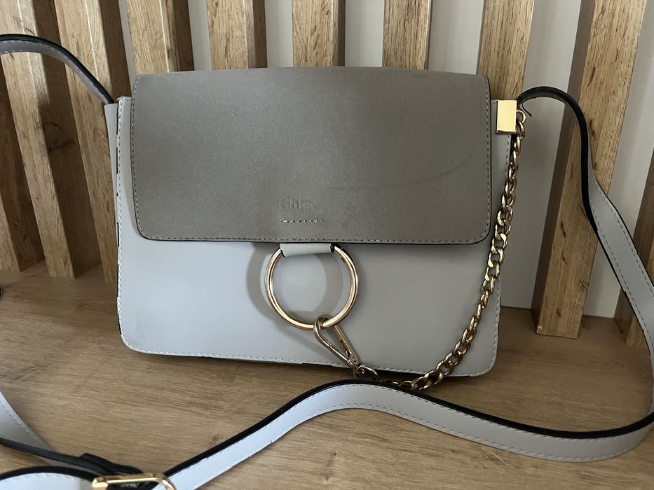 Torebka chloe listonoszka szara golebia