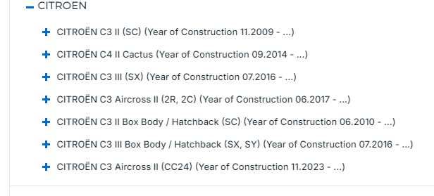 JOGO DE CALÇOS // PEUGEOT - NISSAN - RENAULT - OPEL