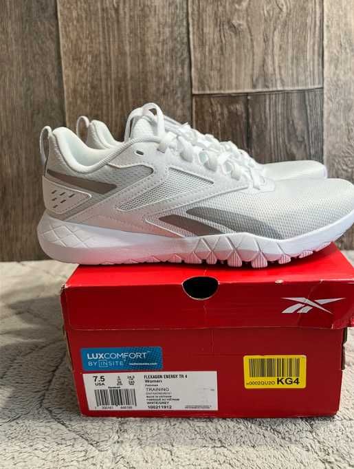 Białe buty, trampki do biegania Reebok Flexagon energy TR 4 38