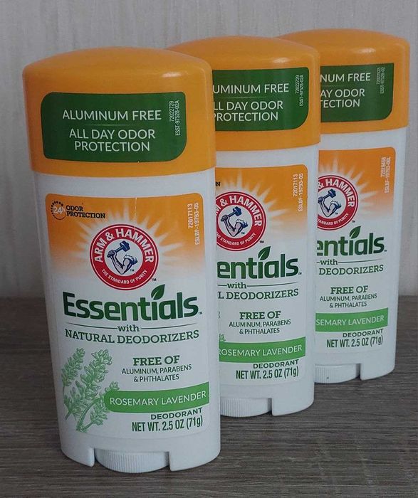 Дезодорант Essentials, розмарин и лаванда, натуральный состав