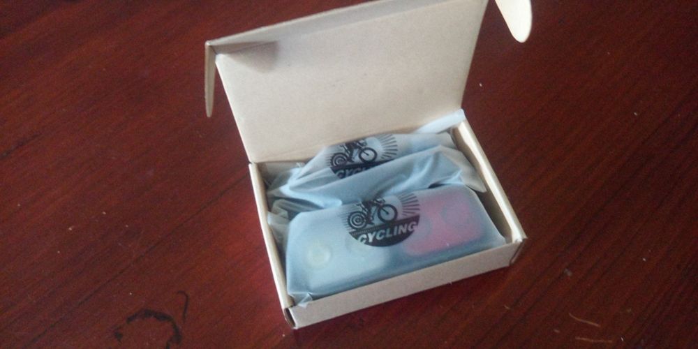 Pack luzes led bicicleta